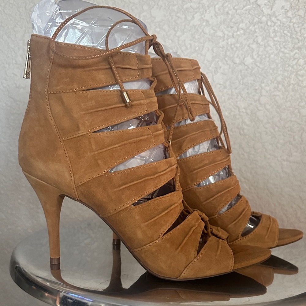 Jessica Simpson Tan Strappy Heels